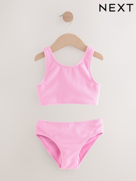 Pink Textured Bikini (3-16yrs) (AR7342) | £14 - £19