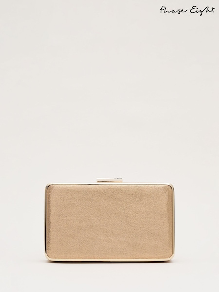 Phase Eight Gold Box Clutch (AR7398) | £79