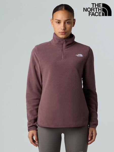 The North Face Purple Glacier 1/4 Zip Fleece (AR7627) | £60