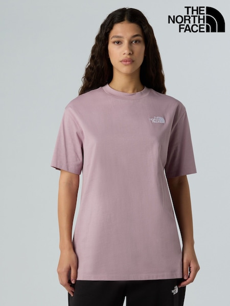 The North Face Purple Oversize M Essential T-Shirt (AR7634) | £30