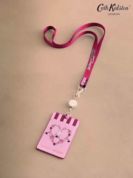 Cath Kidston Pink/Red Moomins Retractable Lanyard (AR7682) | £20