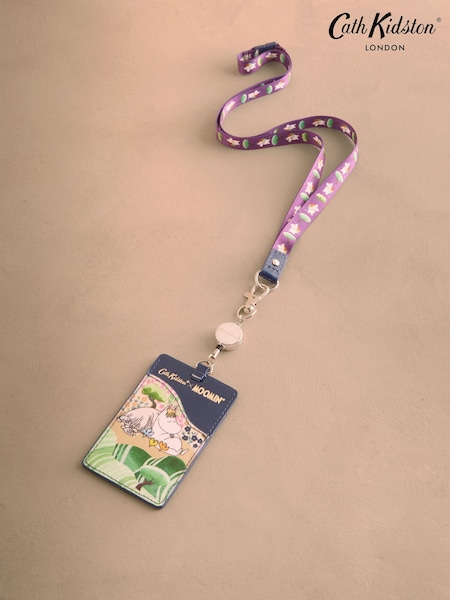 Cath Kidston Dark Green Valley Moomins Retractable Lanyard (AR7690) | £20
