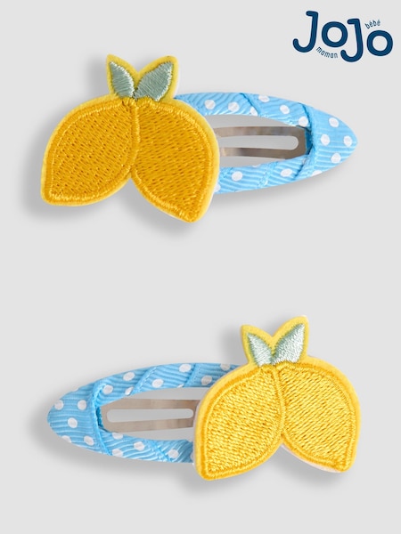 JoJo Maman Bébé Yellow Lemon Clips 2 Pack (AR7789) | £6