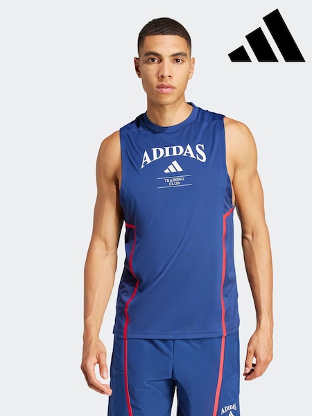 adidas Blue Designed For Training Legacy Tank Top (AR7807) | £33