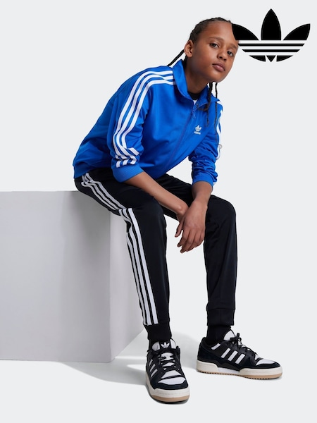 adidas originals Blue Light Adicolor Firebird Kids Top (AR7864) | £35