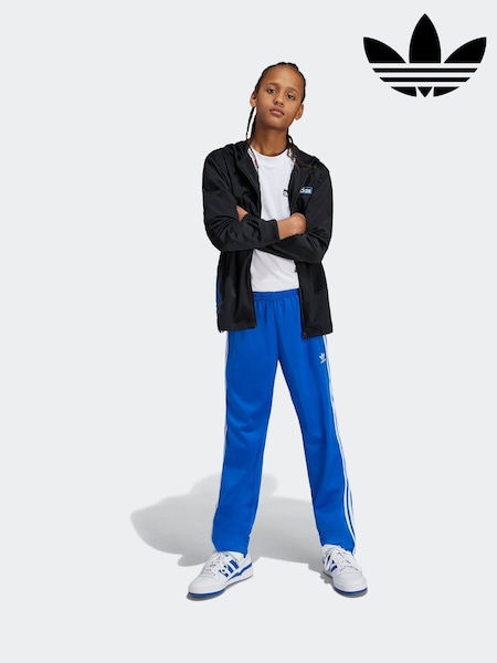 adidas Originals Blue Adicolor Firebird Joggers Kids (AR7877) | £30