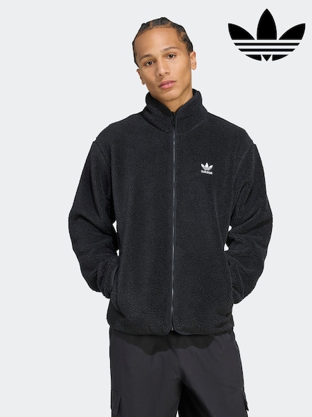 adidas Originals Black Trefoil Essentials Teddy Fleece (AR8020) | £0