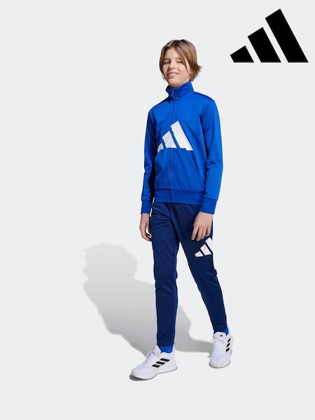 adidas Blue Essentials Climacool Kids Tracksuit (AR8024) | £35