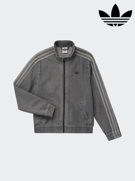 adidas Originals Natural Firebird Denim Track Jacket Kids (AR8032) | £55