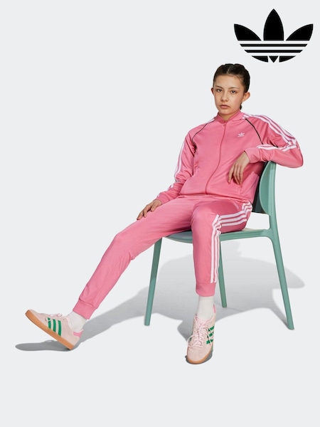 adidas Originals Pink Adicolor SST Track Top Kids (AR8064) | £35