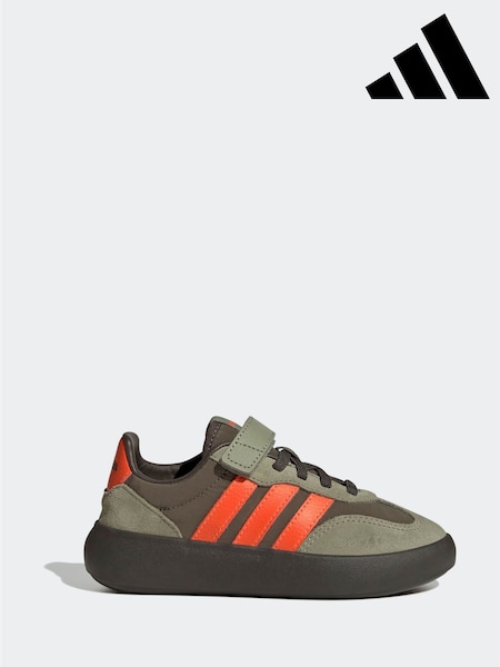 adidas Green Barreda Decode Elastic Lace Kids Trainers (AR8152) | £33