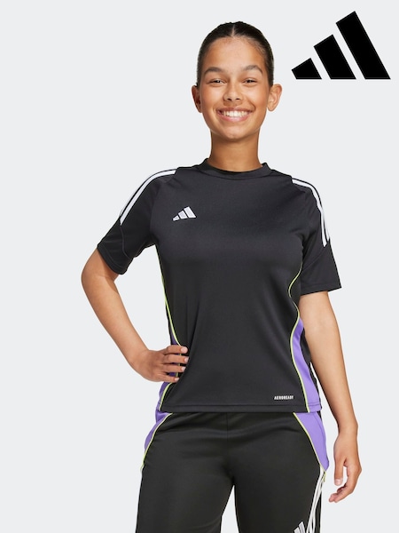 adidas Black Tiro 24 Jersey Kids (AR8283) | £13