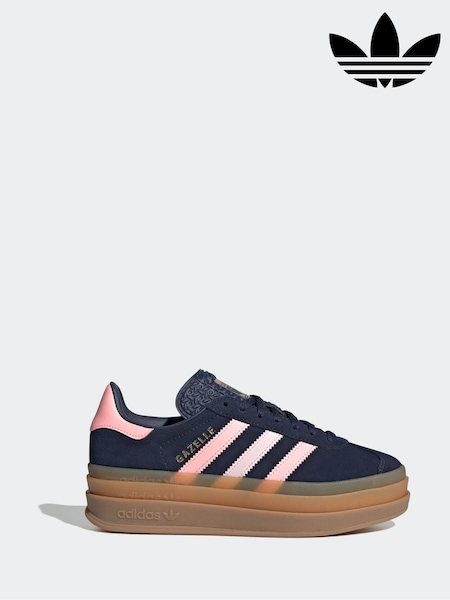 adidas Originals Blue Gazelle Bold J Trainers (AR8340) | £60