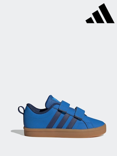 adidas Blue VS Pace 2.0 Hook and Loop Kids Trainers (AR8345) | £28