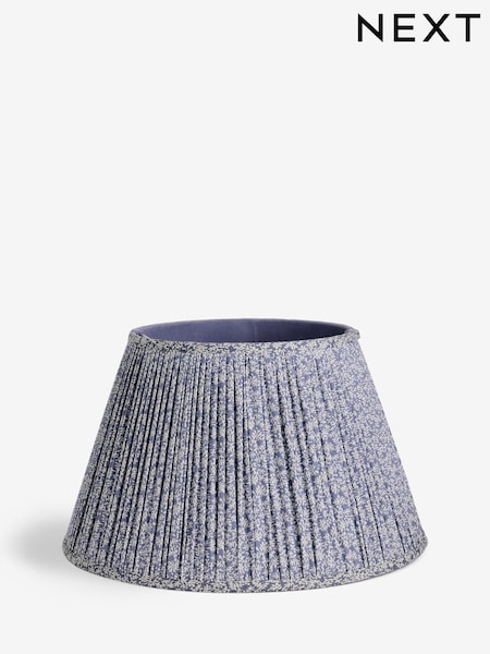 Blue Floral Pleated Lamp Shade (AR8412) | £18 - £60