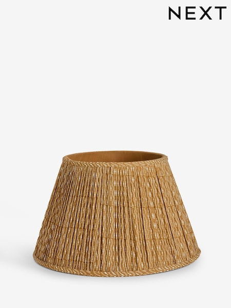 Honey Yellow Geo Pleated Lamp Shade (AR8413) | £18 - £60