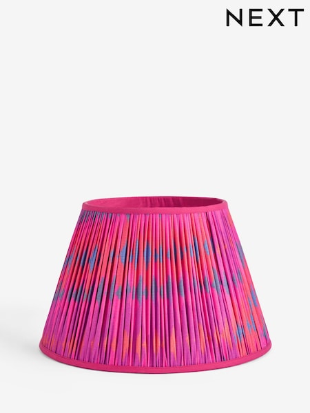 Pink Ikat Pleated Lamp Shade (AR8414) | £18 - £60