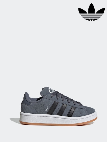 adidas Originals Grey Campus 00s Elastic Lace Kids Trainers (AR8434) | £55