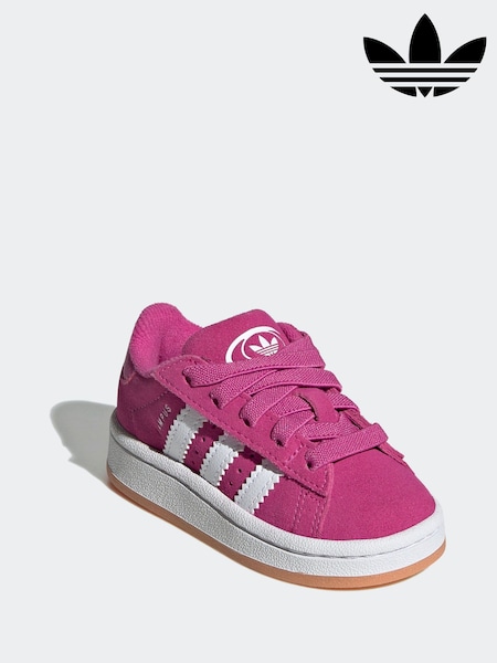 adidas Originals Dark Pink Campus 00s Comfort Closure Elastic Lace Infant Trainers (AR8469) | £50