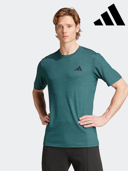 adidas Green Train Essentials Feelready Novelty T-Shirt (AR8512) | £23