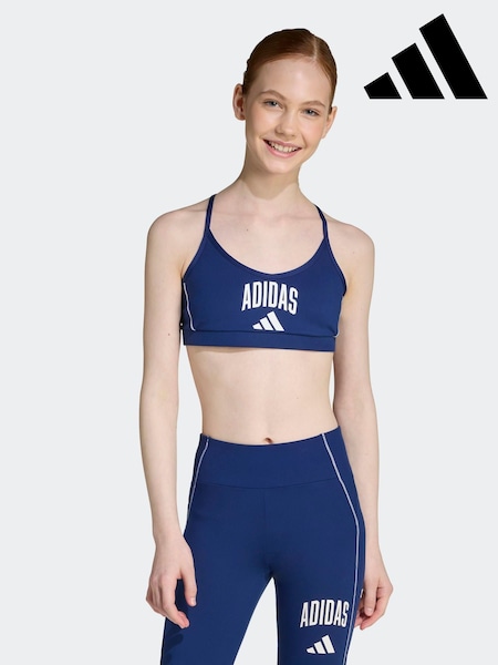 adidas Blue Train Essentials Collegiate Kids Bra (AR8520) | £20