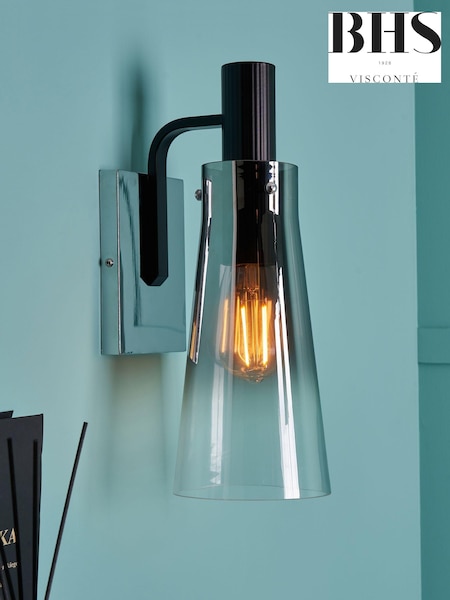 Visconte by BHS Black Atrani Large Wall Light (AR8540) | £80