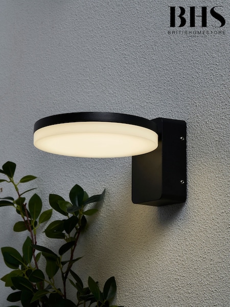BHS Black Corte 12w LED Outdoor Wall Light IP65 (AR8714) | £45