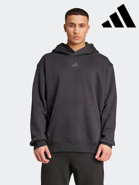 adidas Black Oversized Hoodie (AR8997) | £70