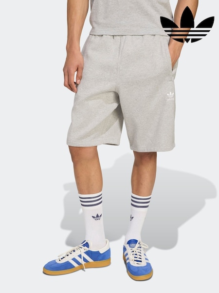 adidas Originals Grey Trefoil Essentials Shorts (AR9021) | £0
