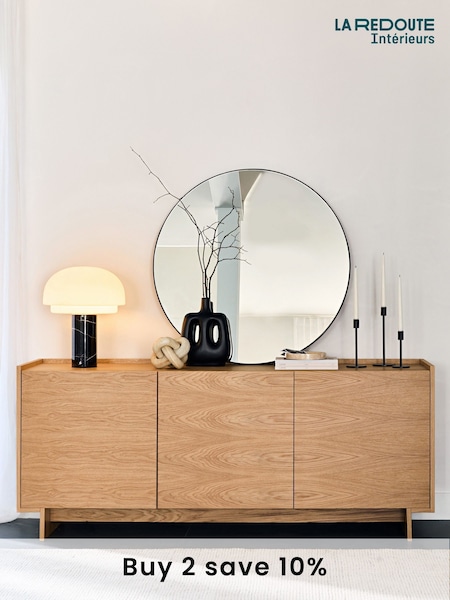 La Redoute Intérieurs Black Denho Oak Veneer Sideboard (AR9164) | £825