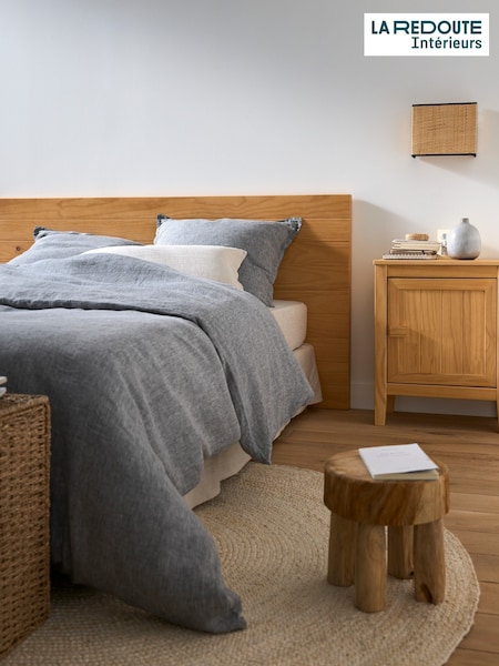 La Redoute Intérieurs Light Wood Jalun Brushed Solid Pine King Headboard (AR9178) | £195