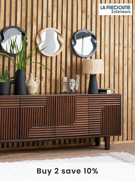 La Redoute Intérieurs Natural Sevan Solid Pine 4-Door Sideboard (AR9183) | £975
