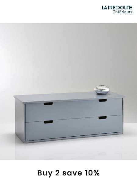 La Redoute Intérieurs Grey Crawley Chest of 2 Drawers (AR9190) | £180
