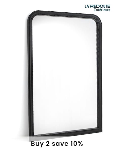 La Redoute Intérieurs Black Afsan Solid Mango Wood Mirror (AR9202) | £325