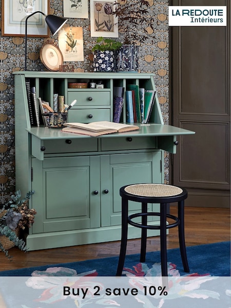 La Redoute Intérieurs Grey Green Betta Secretary Desk (AR9211) | £450