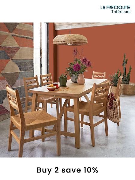 La Redoute Intérieurs Natural Cinto Extendable Pine 6 to 8 Seater Dining Table (AR9271) | £710