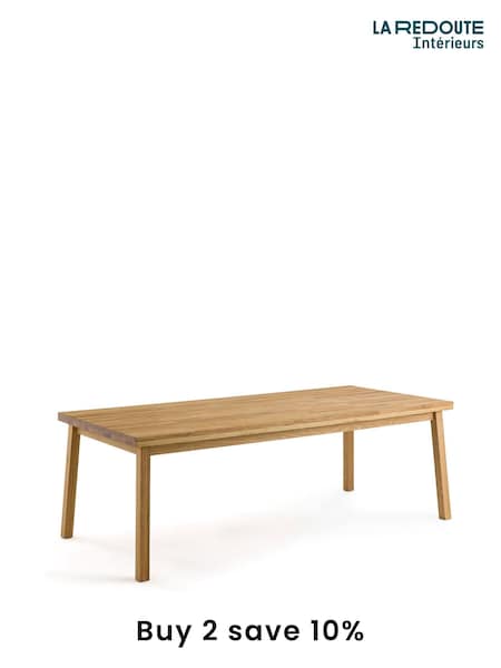 La Redoute Intérieurs Cennas Solid Oak 8 Seater Dining Table (AR9274) | £1,200