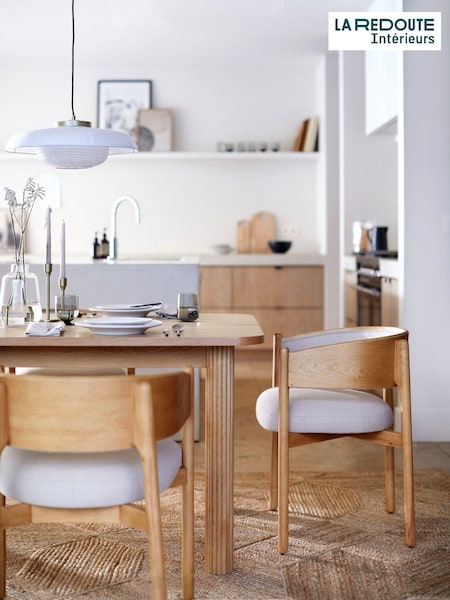 La Redoute Intérieurs Oak Desna Extendable 6-10 Seater Dining Table (AR9307) | £1,125