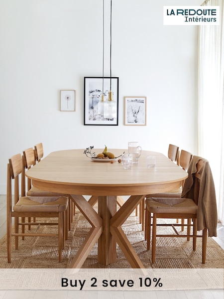 La Redoute Intérieurs Gosling Round Oak 6 to 12 Seater Dining Table (AR9320) | £2,100