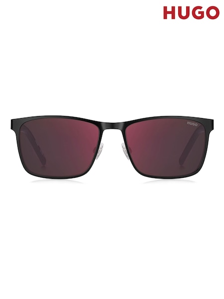 HUGO Black Rectangular Sunglasses (AR9332) | £130
