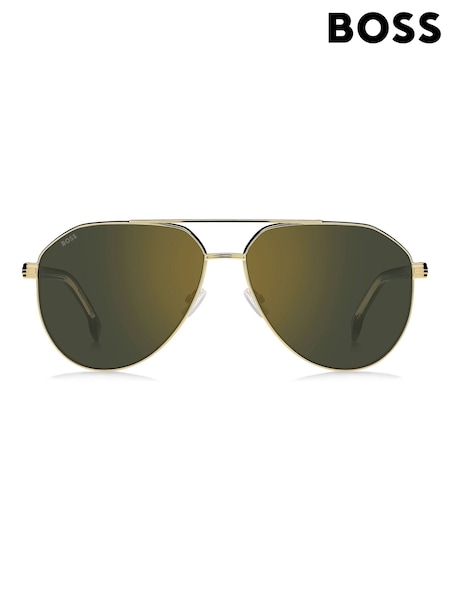 BOSS Gold Pilot Sunglasses (AR9348) | £199
