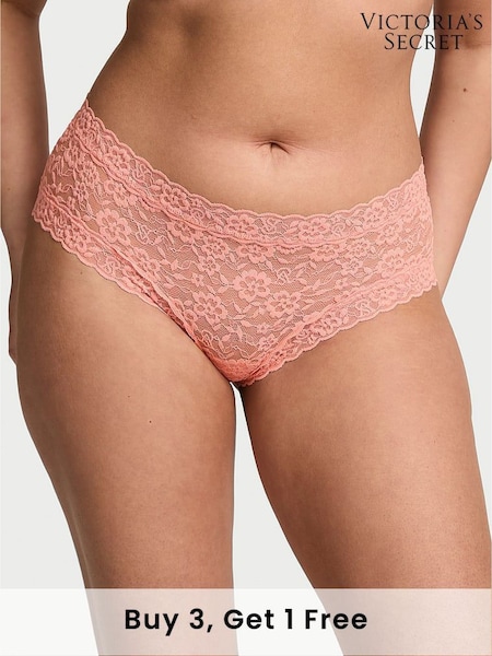 Victoria's Secret Peachy Orange Cheeky Strappy Back Knickers (AR9452) | £9