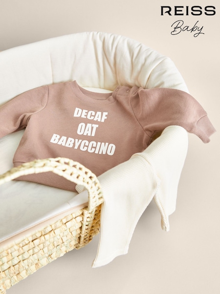 Reiss Ivory Ossie Sweatshirt And Leggings Slogan Set (AR9575) | £48