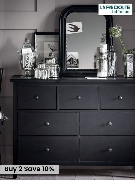 La Redoute Intérieurs White Enza Wide 7-Drawer Chest of Drawers (AR9660) | £360