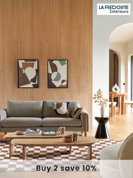 La Redoute Intérieurs Set of 2 Natural Docha Oak Veneer Coffee Tables (AR9665) | £435