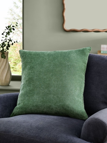Light Green 59 x 59cm Soft Velour Cushion (AR9683) | £18