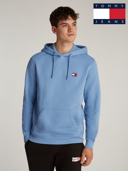 Tommy Jeans Blue Badge 100% Cotton Hoodie (AR9849) | £80