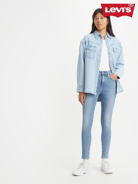 Levi's® Blue 721 High Rise Skinny Jeans (AT0198) | £100