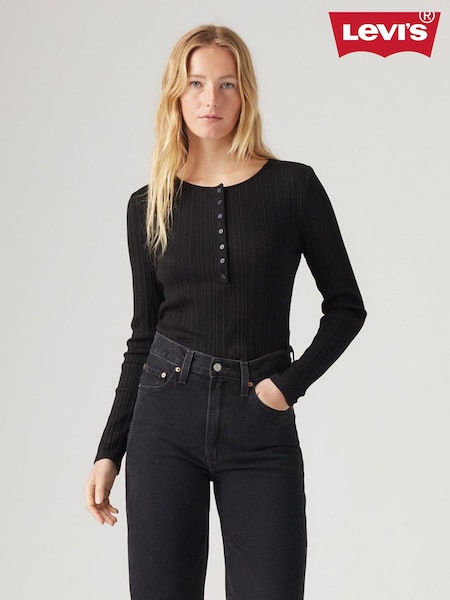 Levi's® Black Dry Goods Vacationer Long Sleeve T-Shirt (AT0235) | £40