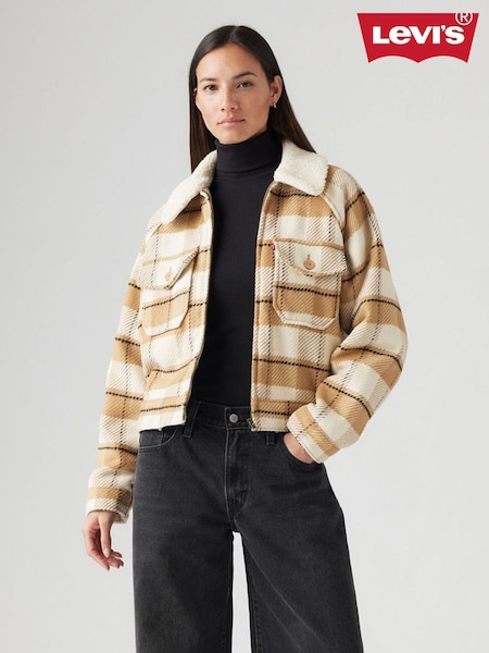 Levi's® White Flannel Shrunken 90S Shirt (AT0240) | £140